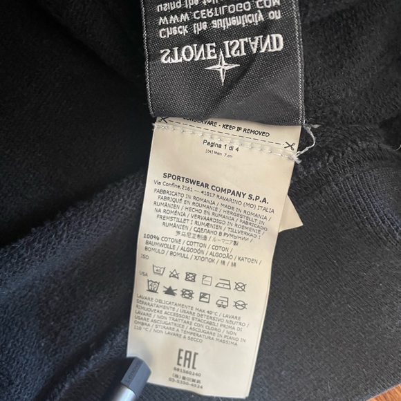 STONE ISLAND ZIP HOODIE - Picture 7 of 12